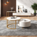 Modern Home Furniture Wooden Round Coffee Table